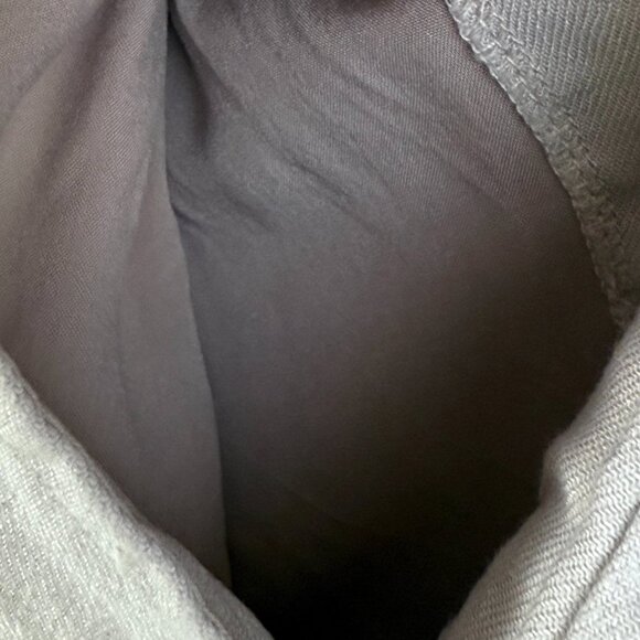 By Anthropologie Linen Blend High Rise Cuffed Smocked Shorts Womens 4 Beige - Picture 3 of 8